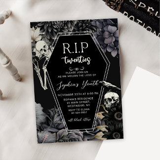 Invitación QEPD 20 años de muerte para mi juventud 30 cumplea