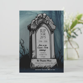 Invitación QEPD la fiesta de cumpleaños de mis 20