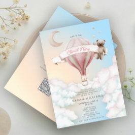 Invitación QR Code está en Cloud Nueve Dreamy Baby Shower