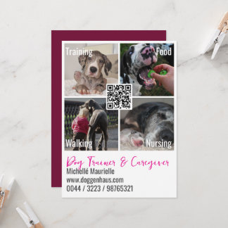 Invitación QR-Code Photo Great Dane