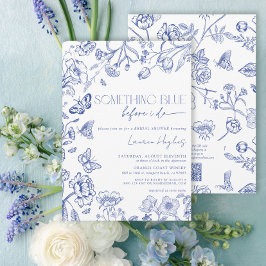 Invitación QR Código Algo Azul Antes De Hacer Ducha Británica