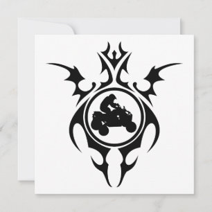 Invitación quads tribales