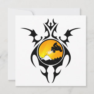 Invitación quads tribales