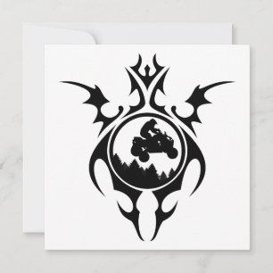 Invitación quads tribales