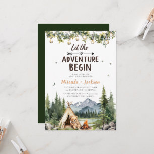 Invitación Que comience la aventura