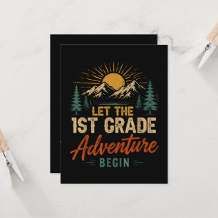 Invitación Que comience la aventura de 1er grado