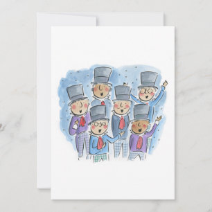 Invitación Que Dios descanse, alegres caballeros