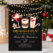 Qué divertida fiesta de cóctel de Navidad