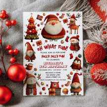 ¡Qué divertido fiesta de cumpleaños de los Navidad