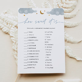 Invitación Qué Dulce Es Candy Bar Twinkle Star Baby Game