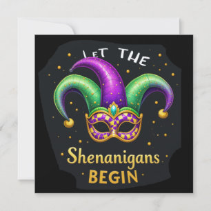Invitación Que empiecen los Shenanigans