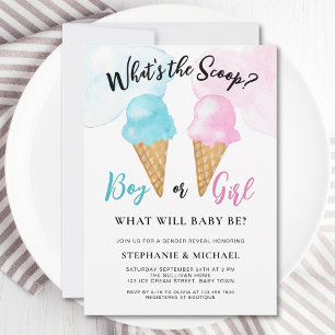 Invitación ¿Qué es la Fiesta de revelación de género del Crem