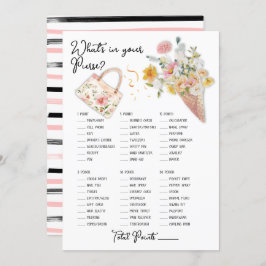 Invitación ¿Qué hay en tu bolso?