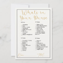 ¿Qué hay en tu bolso de la ducha blanca de novias?