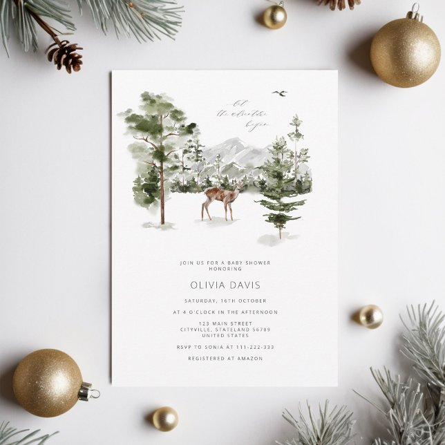 Invitación Que la aventura comience Baby Shower (Subido por el creador)