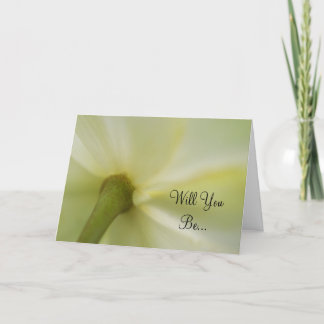 Invitación Que la flor de Apple florezca, serás mi dama de ho