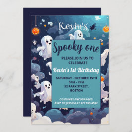 Invitación Qué lindo cumpleaños de Halloween