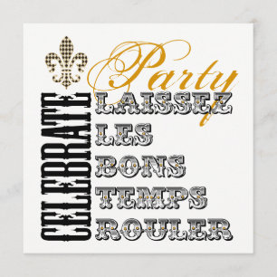 Invitación Que los buenos tiempos hagan Fiesta