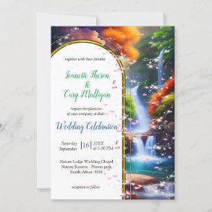 Invitación Qué mundo maravilloso en el que vivo