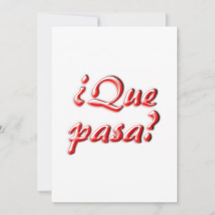 Invitación ¿Qué pasa con la invitación?