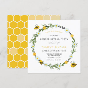 Invitación ¿Qué revelará el sexo de la bebe?