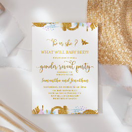 Invitación ¿Qué revelará el sexo del tema Baby Be Bee?