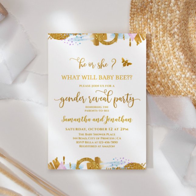 Invitación ¿Qué revelará el sexo del tema Baby Be Bee? (Subido por el creador)