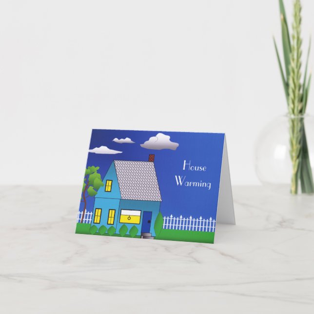 Invitación que se calienta de la casa (Anverso)