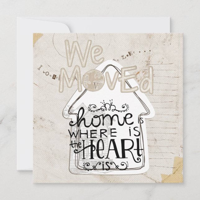 invitación que se calienta de la casa (Anverso)