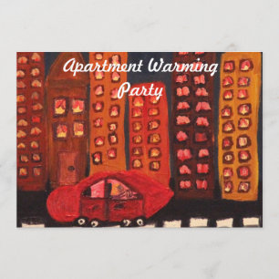 Invitación que se calienta del apartamento
