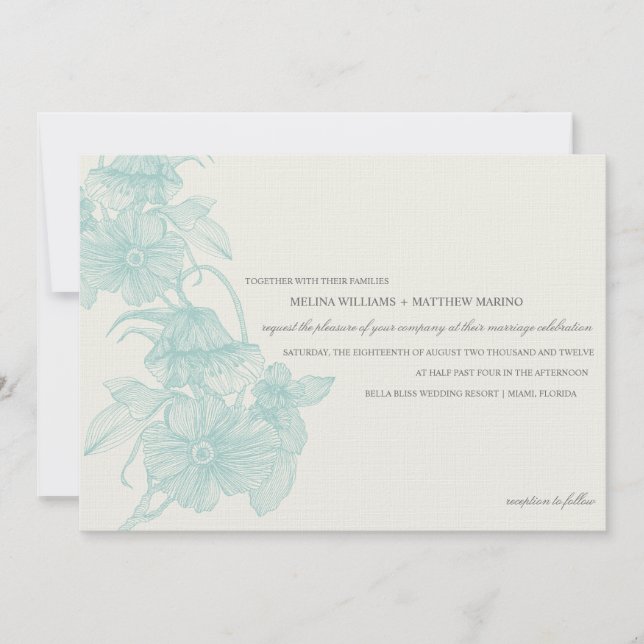 INVITACIÓN QUE SE CASA DEL JARDÍN EL %PIPE% DEL (Anverso)