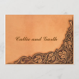 Invitación que se casa equipada occidental