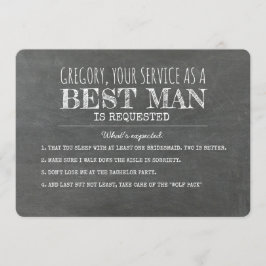 Invitación Qué se espera - Funny Mejor Propuesta de Hombre