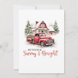 Invitación Que sean Navidades merry y brillantes