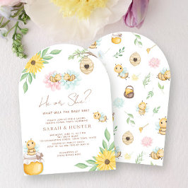 Invitación ¿Qué Será La Ducha Neutral De Género De La Bebé?