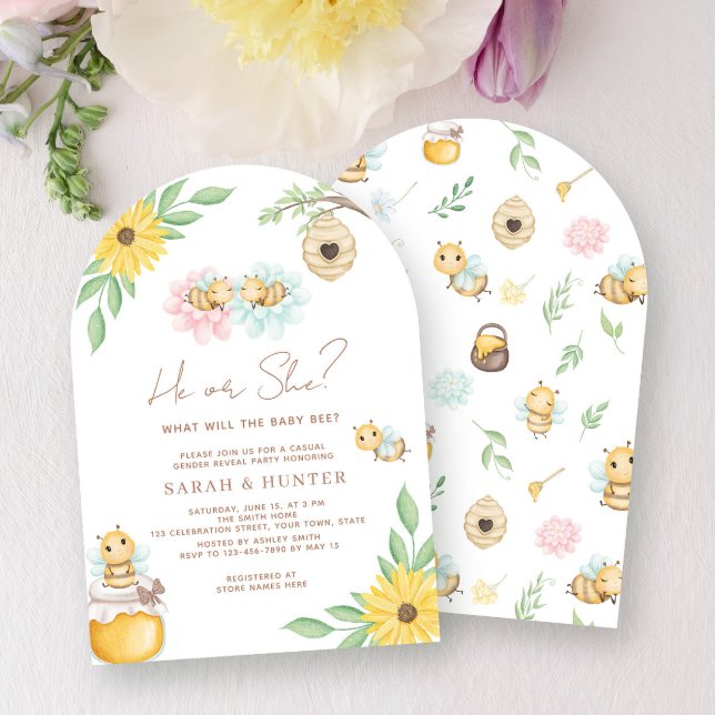 Invitación ¿Qué Será La Ducha Neutral De Género De La Bebé? (Subido por el creador)