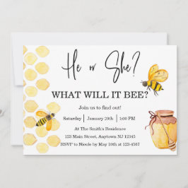 Invitación ¿Qué será lo que revele el género?