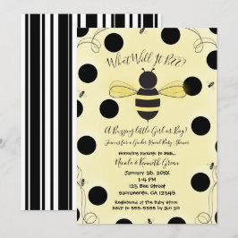 Invitación Qué Será Revelación del Género de Bebe Fiesta de R