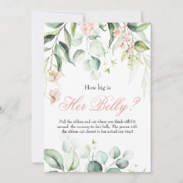 Invitación Qué tan grandes son sus juegos de Baby Shower Bell