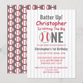 Invitación ¡Que te den una paliza! Primer cumpleaños del béis