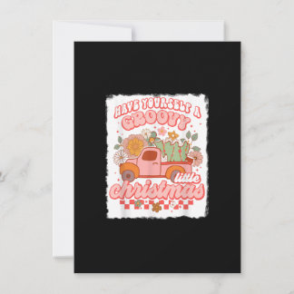Invitación Que Te Tengas Un Navidad Groovy Feliz Navidad