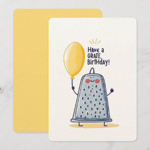 Invitación Que tengas un cumpleaños GRATificante—Espero que n