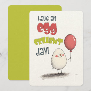 Invitación ¡Que tengas un día de huevos! Un cumpleaños solead