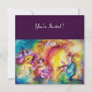 Invitación QUEMANDO EL CARNAVAL, Ball DE Mascaradas Mardi Gra