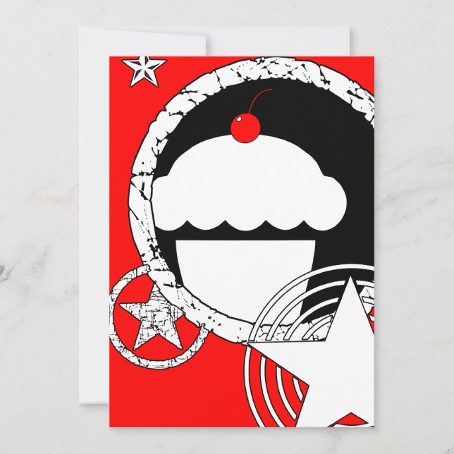 Invitación quequito de punk (Anverso)