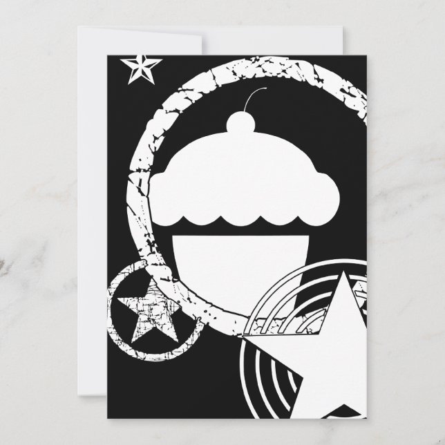 Invitación quequito de punk (Anverso)