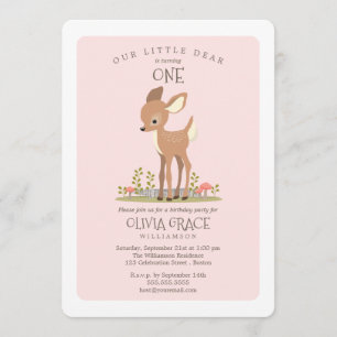 Invitación Querida Chica, fiesta de cumpleaños del niño peque