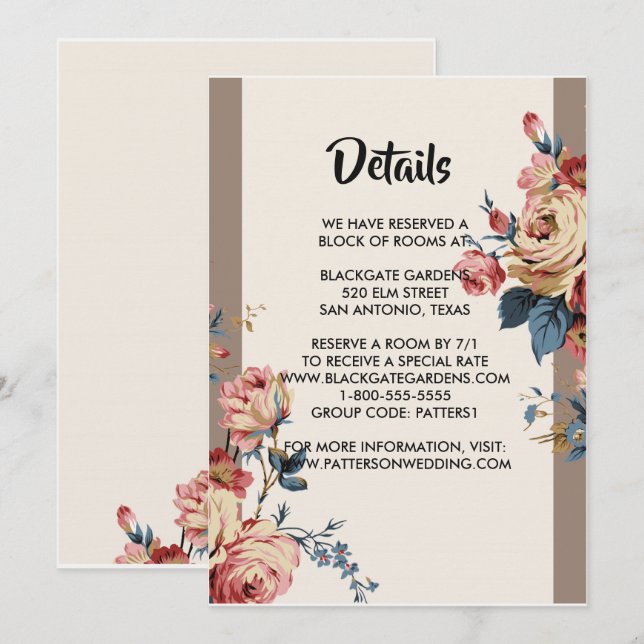 Invitación querido gabinete (Anverso / Reverso)