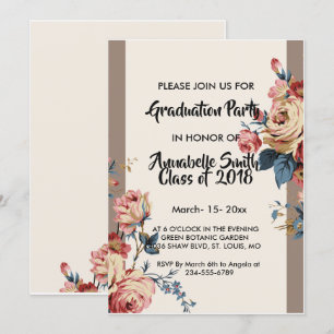 Invitación querido Graduación
