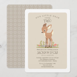 Invitación Querido niño pequeño, fiesta de cumpleaños de un n